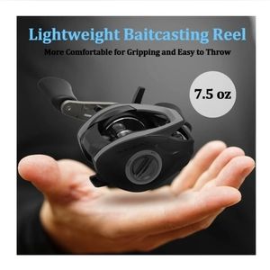 Cadence Essence Low Profile Fishing Reel,Lightweight Baitcasting Reel with 8 Co